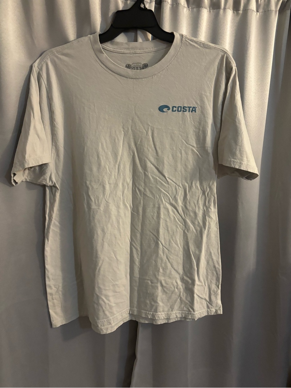 Costa Light Gray Short-Sleeve Logo Tee